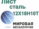 Лист 12Х18Н10Т, сталь 08х18н10т купить цена / Пенза